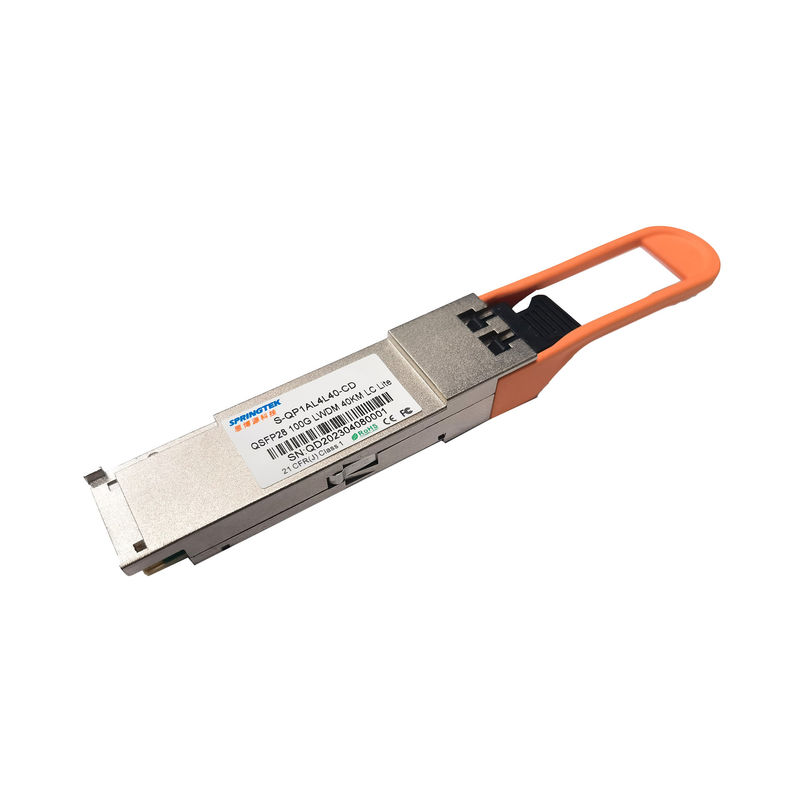 متوافق مع Cisco ER4 100G QSFP28 Transceivers Lite 100Gbps 1294-1310nm 40Km Optical Transceiver Module