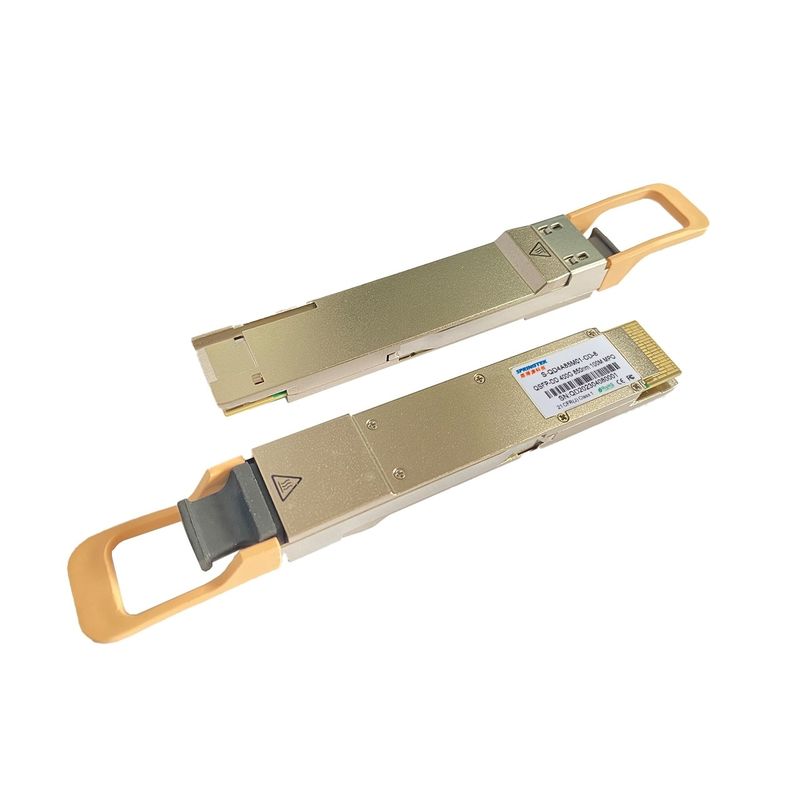 أجهزة إرسال واستقبال 850nm 100M 400G QSFP DD متوافقة مع سيسكو 400G QSFP DD SR8 MPO MM جهاز الإرسال والاستقبال