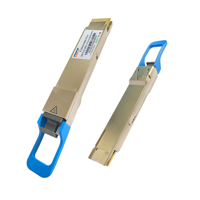 جهاز إرسال واستقبال OEM MTP MPO 400G 1310nm 500M متوافق مع Cisco Juniper Alcatel QSFP DD DR4