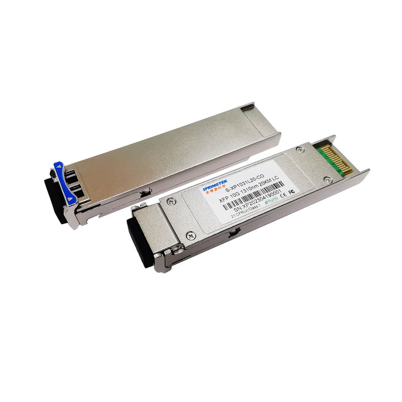 بروكيد Cisco Juniper Alcatel 10G XFP Transceiver 1310nm LR 20km ثنائي الألياف وضع فردي