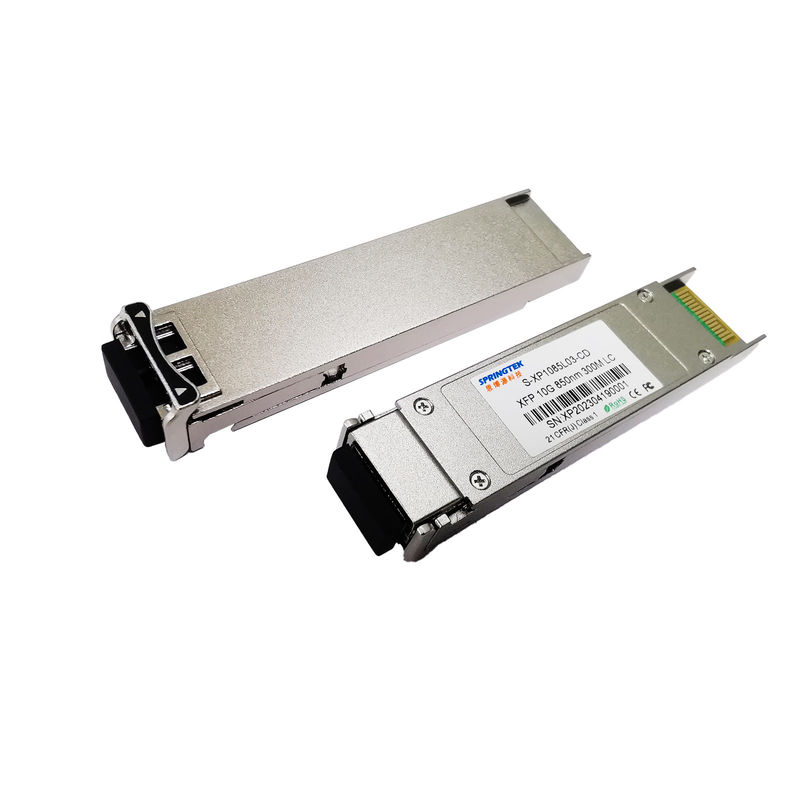 10G XFP SR 850nm 10G SFP + أجهزة الإرسال والاستقبال القابلة للتوصيل XFP بصري LC موصل